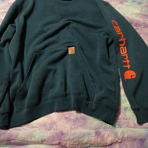 Carhartt Men's Navy Blue Sweater